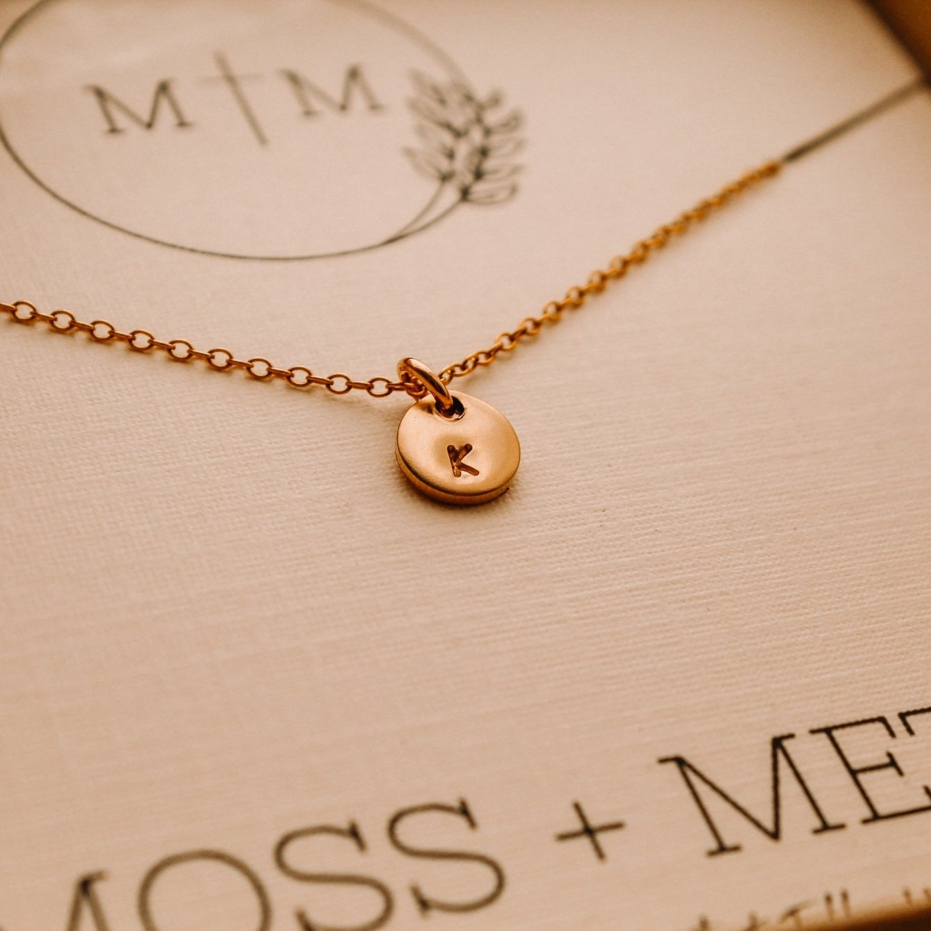 Mini Initial Discs – Moss and Metal